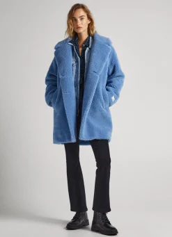 Women Pepe Jeans Sheepskin Coat