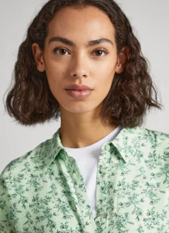 Women Pepe Jeans Short Floral Print Jumpsuit