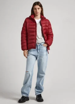 Women Pepe Jeans Short Puffer Jacket