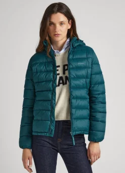 Women Pepe Jeans Short Puffer Jacket
