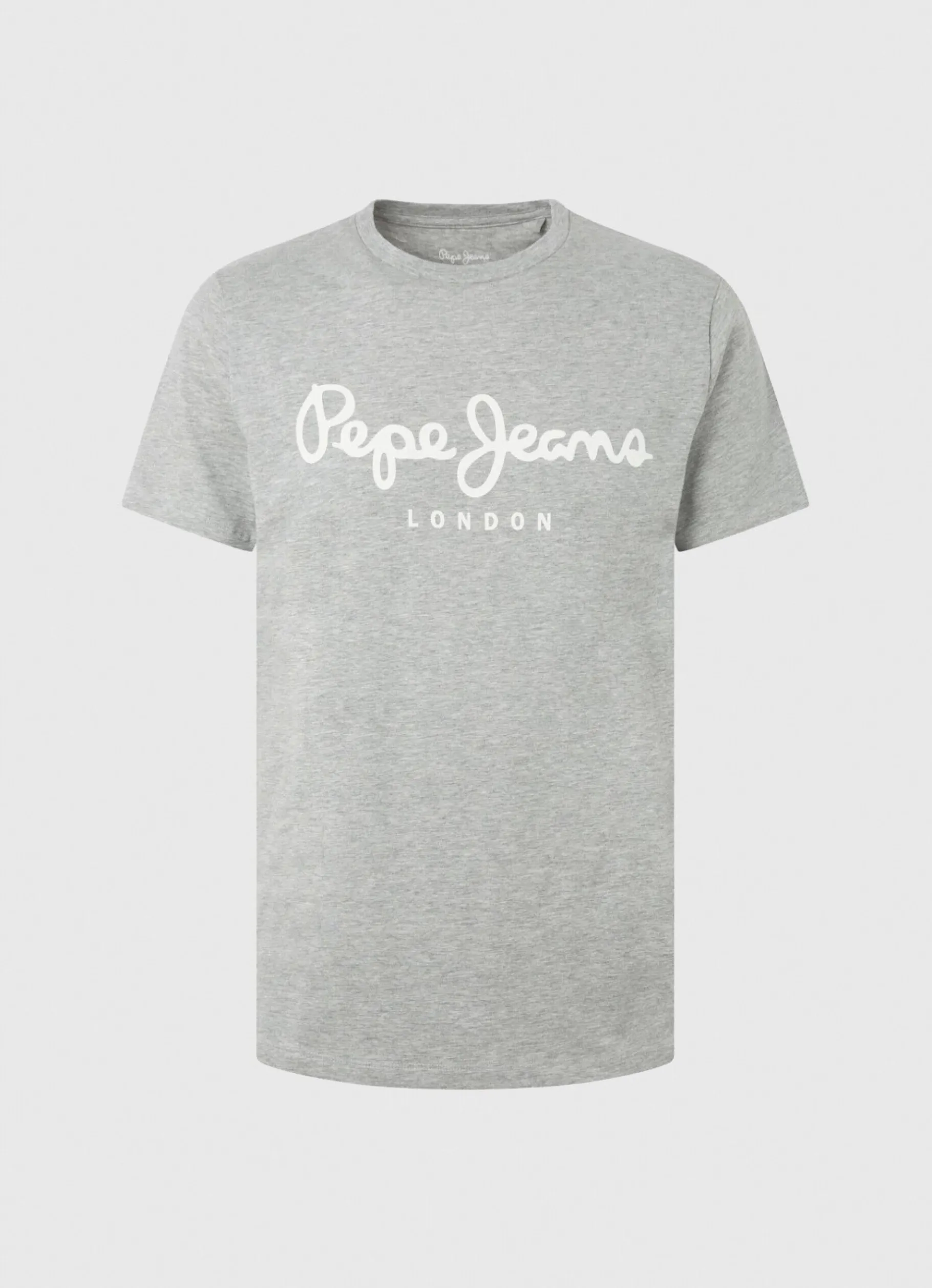Men Pepe Jeans Short-Sleeved Cotton T-Shirt