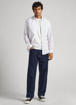 Men Pepe Jeans Slim Fit Floral Shirt