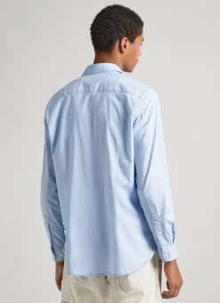 Men Pepe Jeans Slim Fit Poplin Shirt