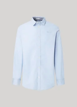 Men Pepe Jeans Slim Fit Poplin Shirt