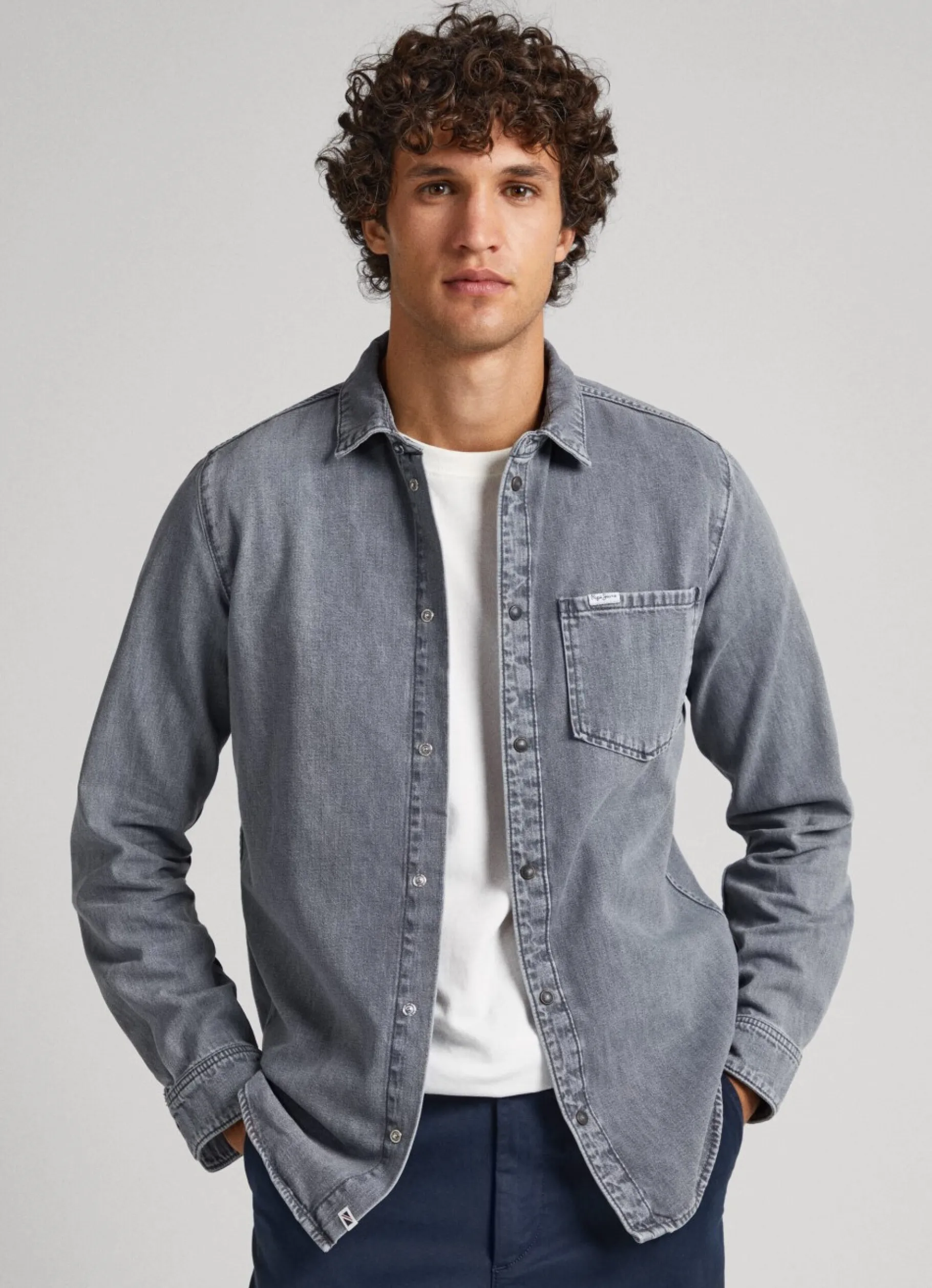 Men Pepe Jeans Slim Fit Shirt