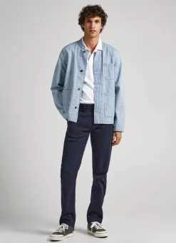 Men Pepe Jeans Sloane Regular Chino Trousers