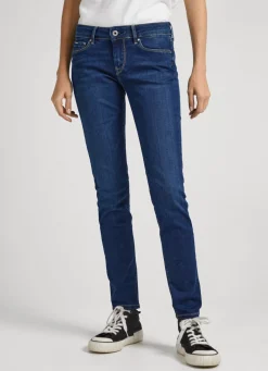 Women Pepe Jeans Soho Mid-Rise Skinny Jeans