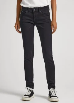 Women Pepe Jeans Soho Mid-Rise Skinny Jeans