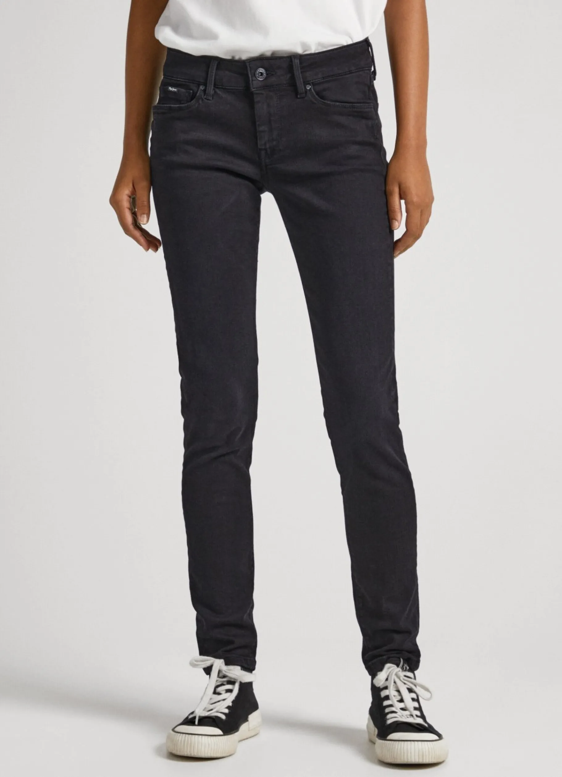 Women Pepe Jeans Soho Mid-Rise Skinny Jeans