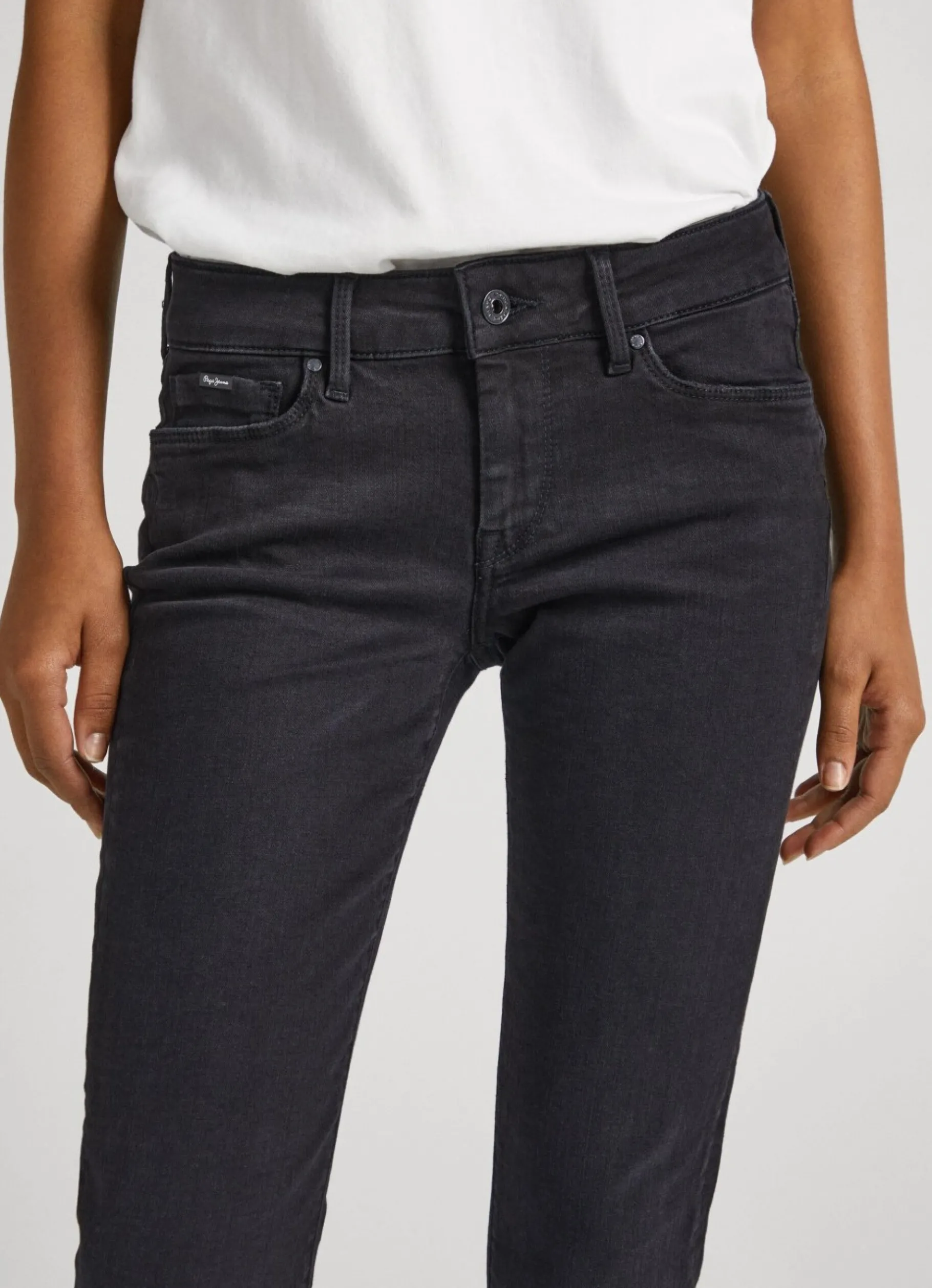 Women Pepe Jeans Soho Mid-Rise Skinny Jeans