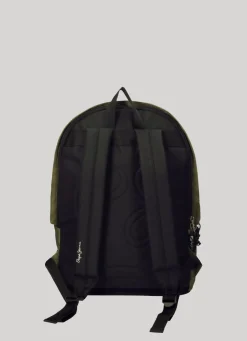 Men Pepe Jeans Solid Colour School Backpack