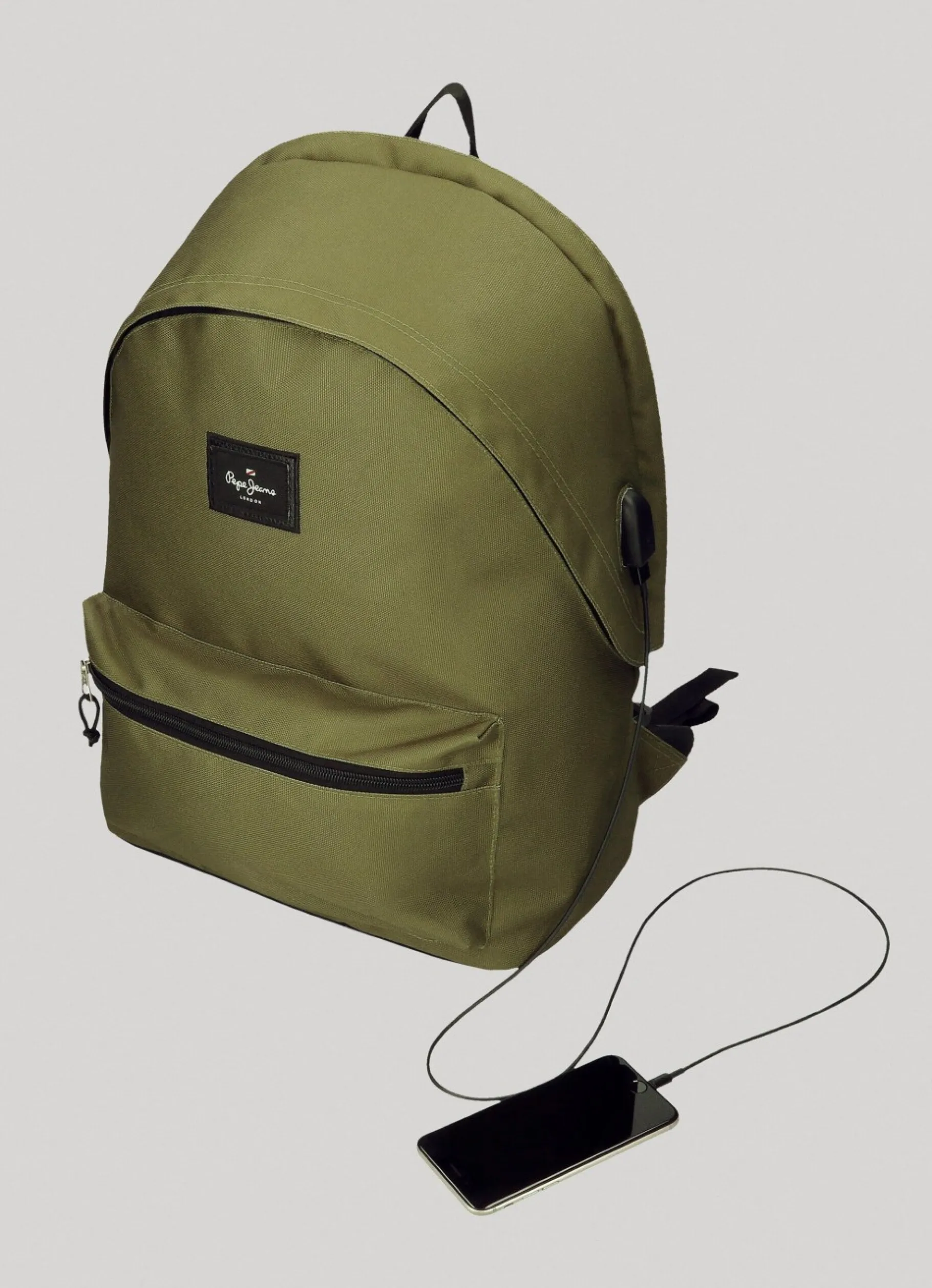 Girl Pepe Jeans Solid Colour School Backpack