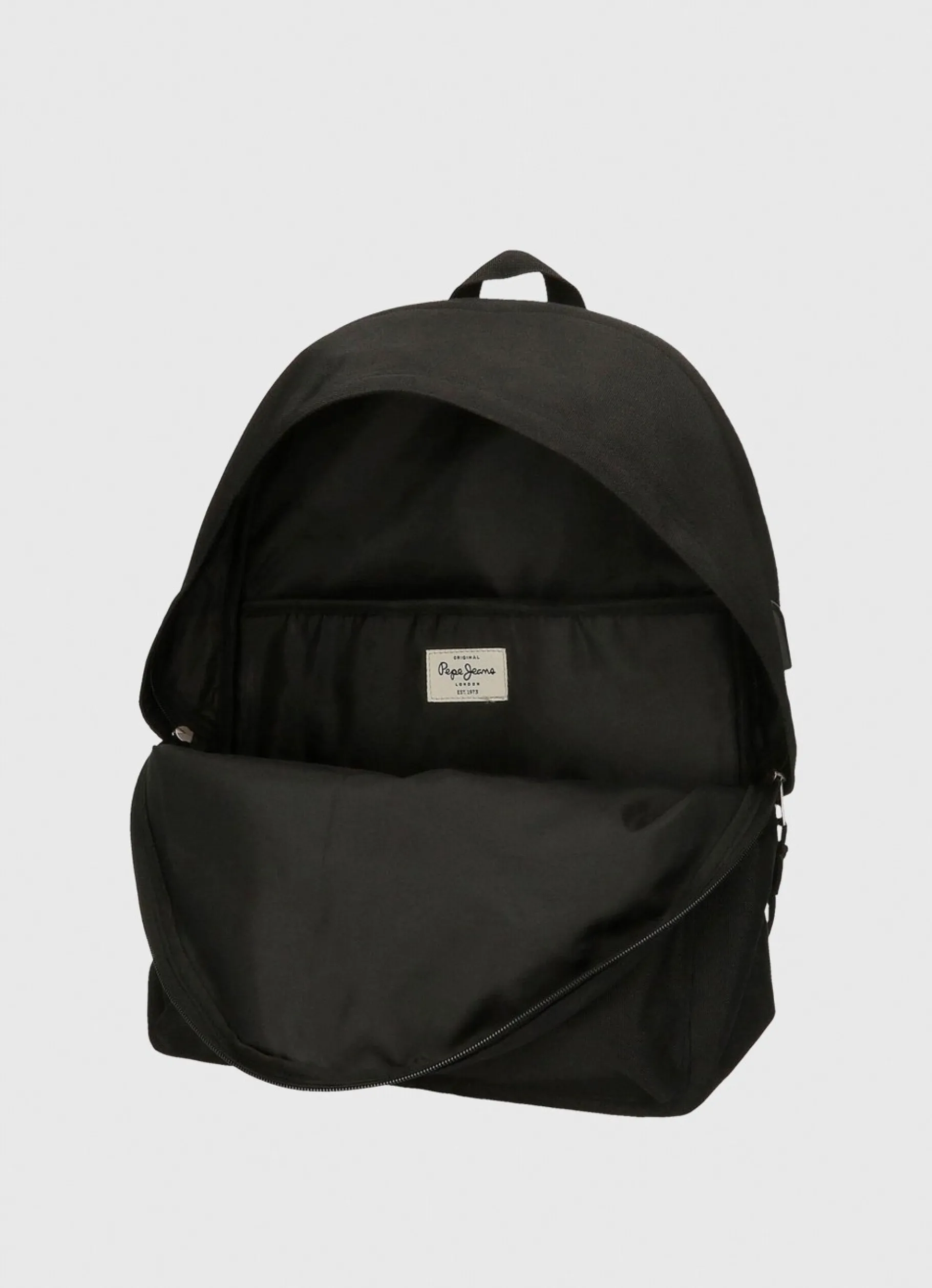 Men Pepe Jeans Solid Colour School Backpack