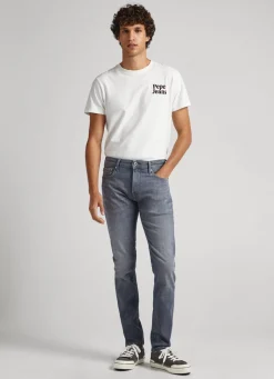 Men Pepe Jeans Spike Regular Fit Mid-Rise Jeans