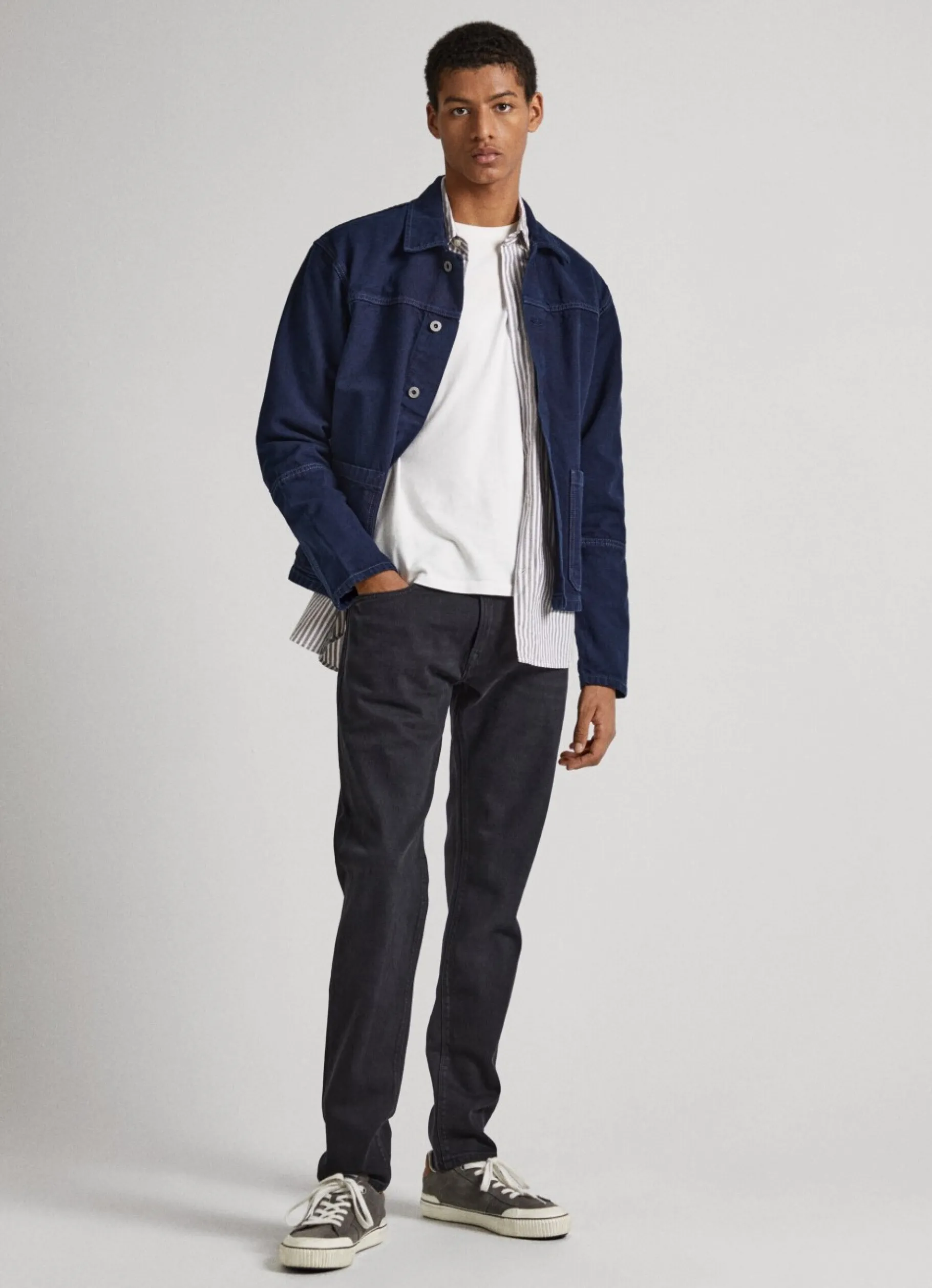 Men Pepe Jeans Stanley Fit Mid-Rise Jeans
