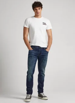 Men Pepe Jeans Stanley Fit Mid-Rise Jeans