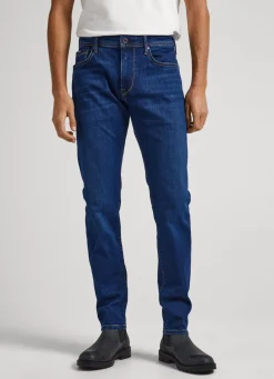 Men Pepe Jeans Stanley Fit Mid-Rise Jeans