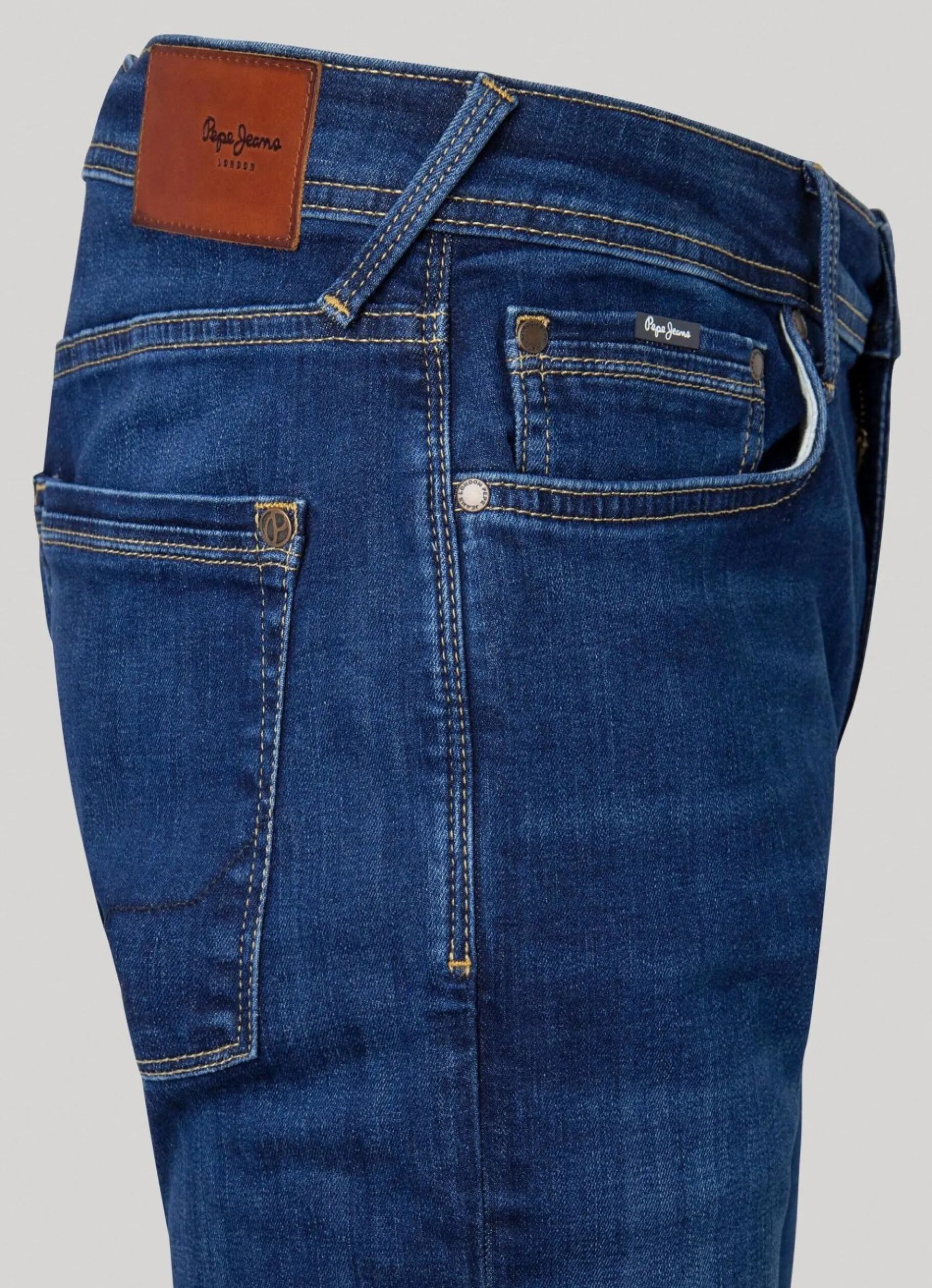 Men Pepe Jeans Stanley Fit Mid-Rise Jeans