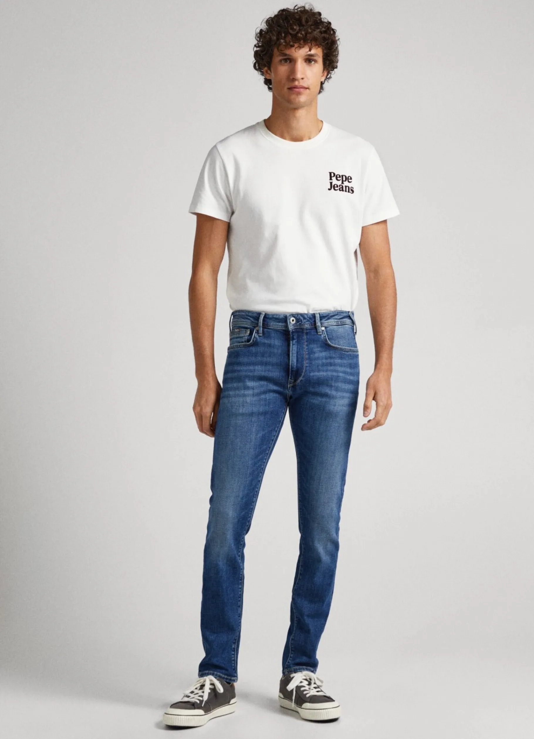 Men Pepe Jeans Stanley Fit Mid-Rise Jeans