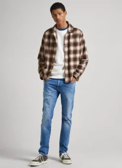 Men Pepe Jeans Stanley Fit Mid-Rise Jeans