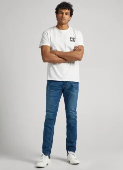 Men Pepe Jeans Stanley Fit Mid-Rise Jeans