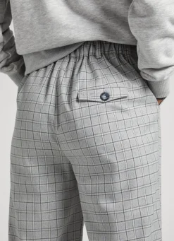 Women Pepe Jeans Straight Checked Trousers