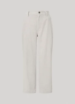 Women Pepe Jeans Straight Corduroy Trousers