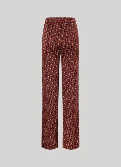 Women Pepe Jeans Straight Jacquard Trousers