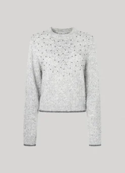 Women Pepe Jeans Strass Detail Knit