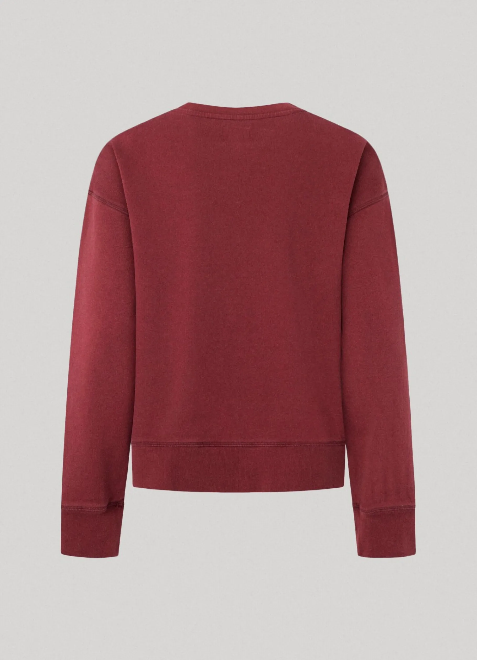 Women Pepe Jeans Strass Logo Cotton Sweatshirt