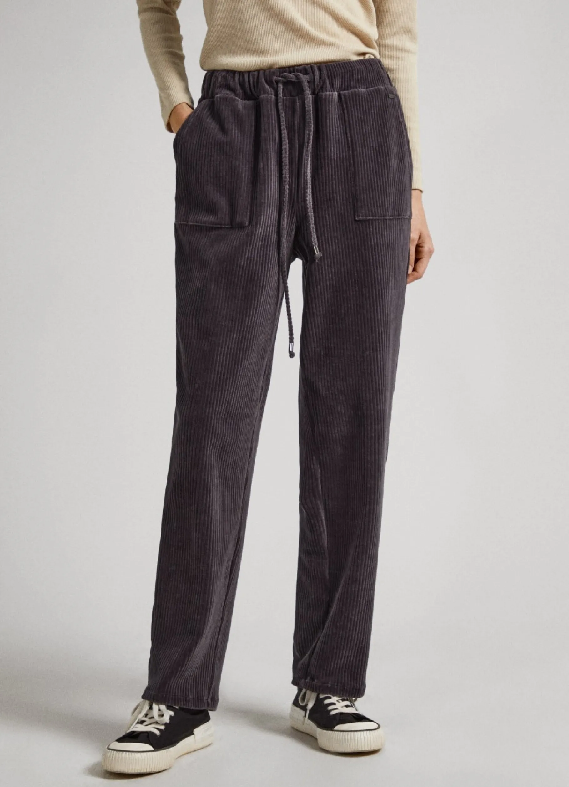 Women Pepe Jeans Stretch Corduroy Trousers
