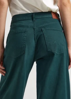 Women Pepe Jeans Stretch Twill Palazzo Trousers