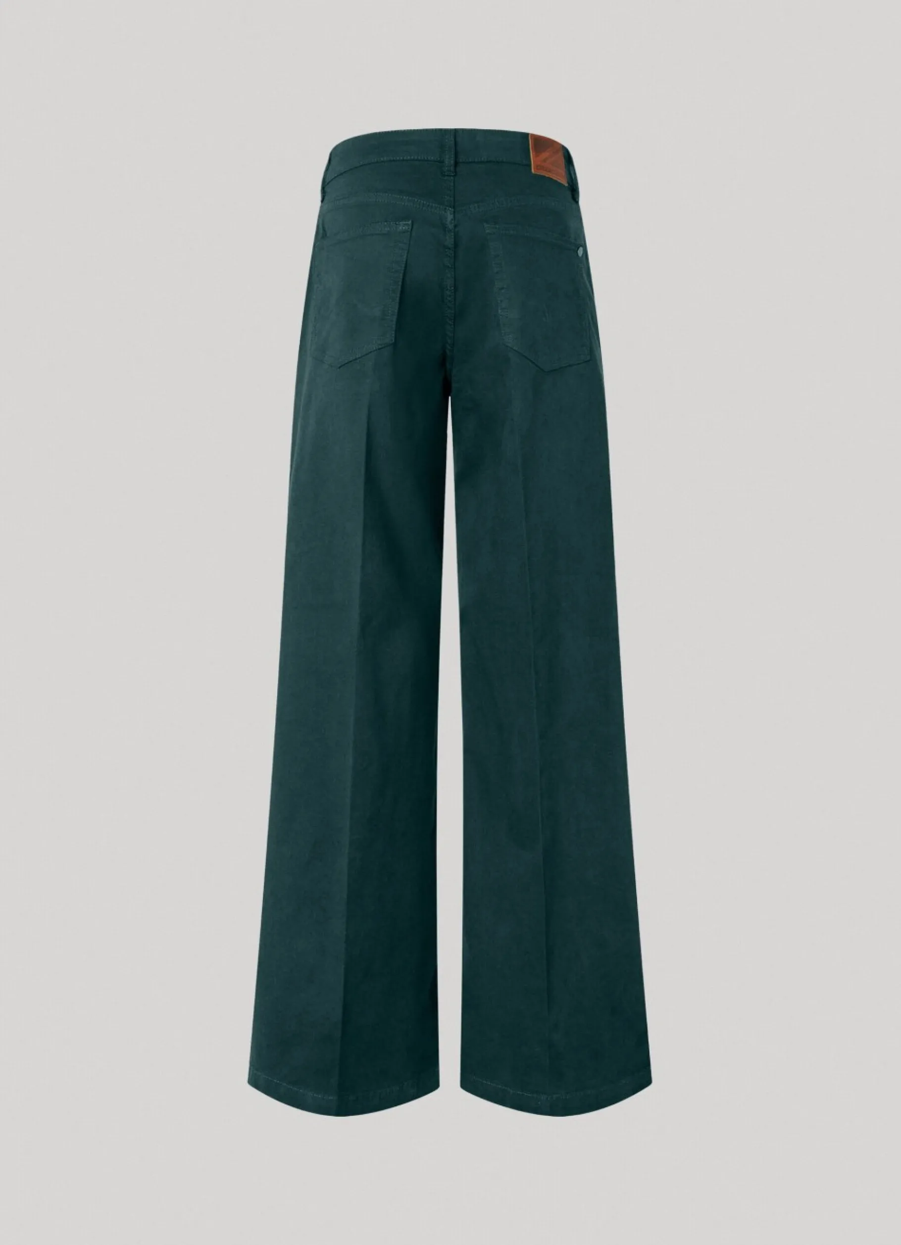 Women Pepe Jeans Stretch Twill Palazzo Trousers