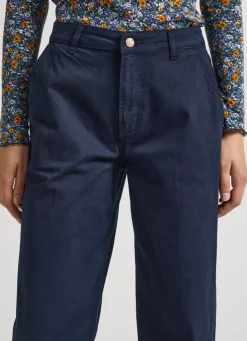 Women Pepe Jeans Stretch Twill Palazzo Trousers