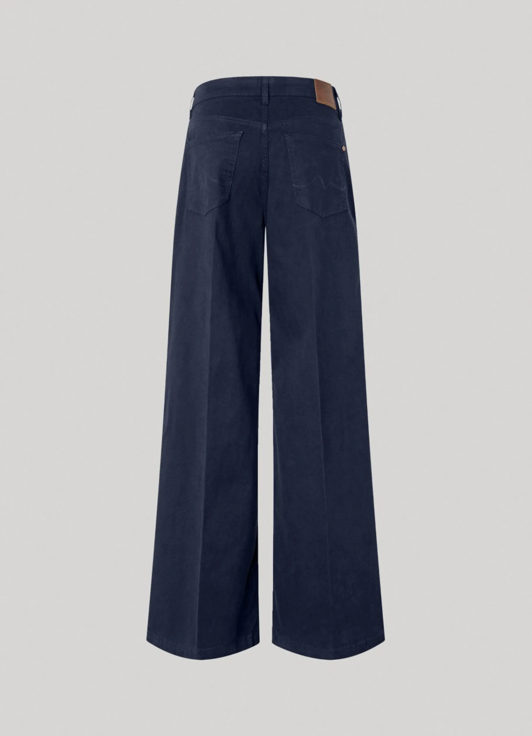 Women Pepe Jeans Stretch Twill Palazzo Trousers