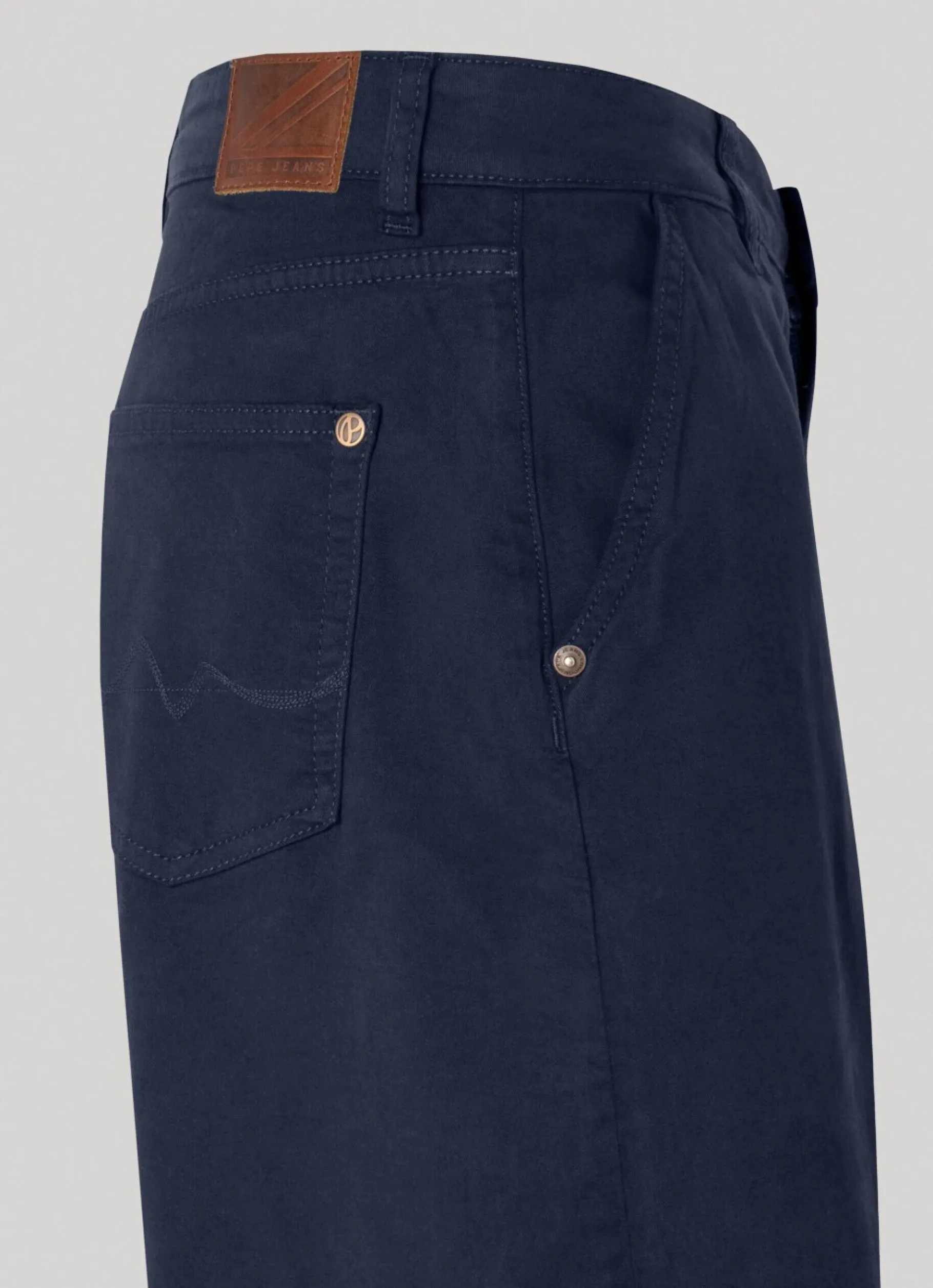 Women Pepe Jeans Stretch Twill Palazzo Trousers