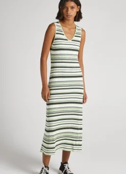 Women Pepe Jeans Stripe Print Dress
