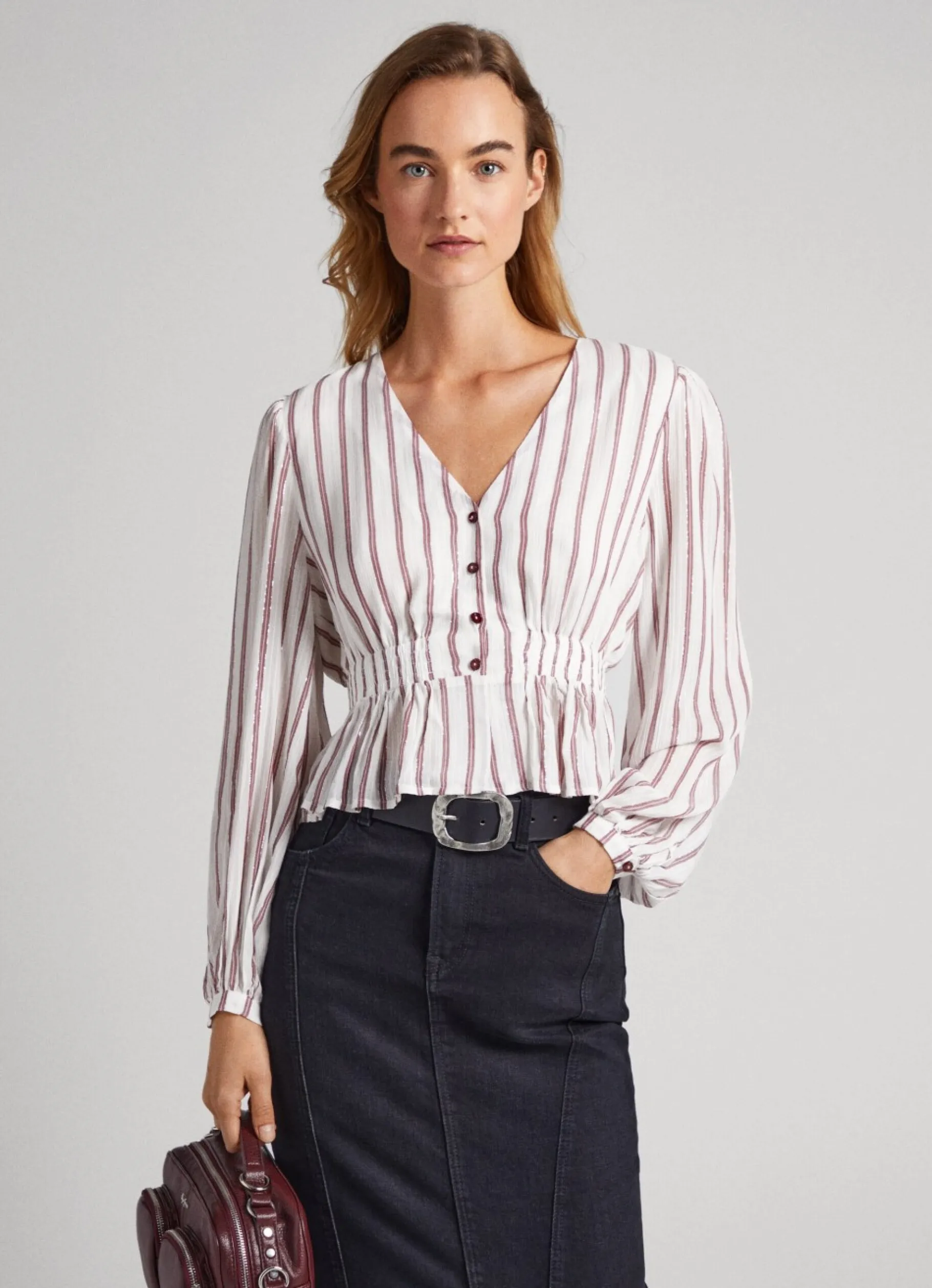 Women Pepe Jeans Stripe Print Top