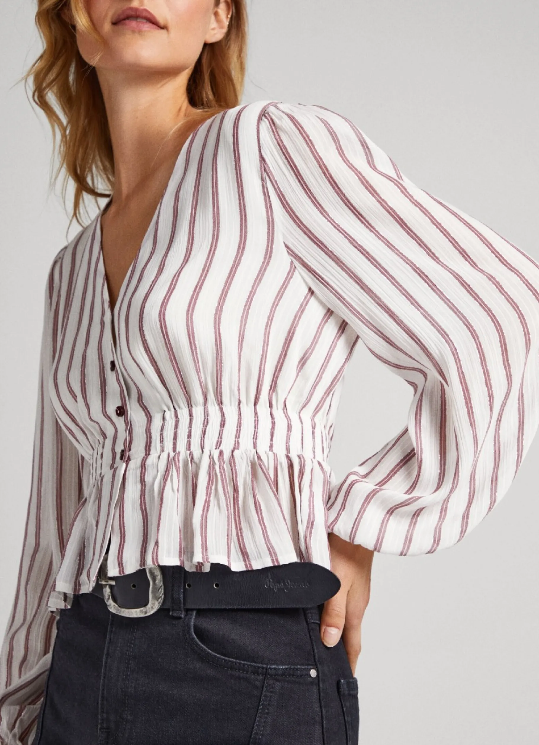 Women Pepe Jeans Stripe Print Top