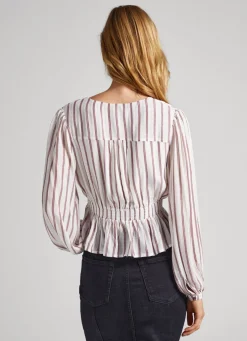 Women Pepe Jeans Stripe Print Top