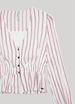 Women Pepe Jeans Stripe Print Top