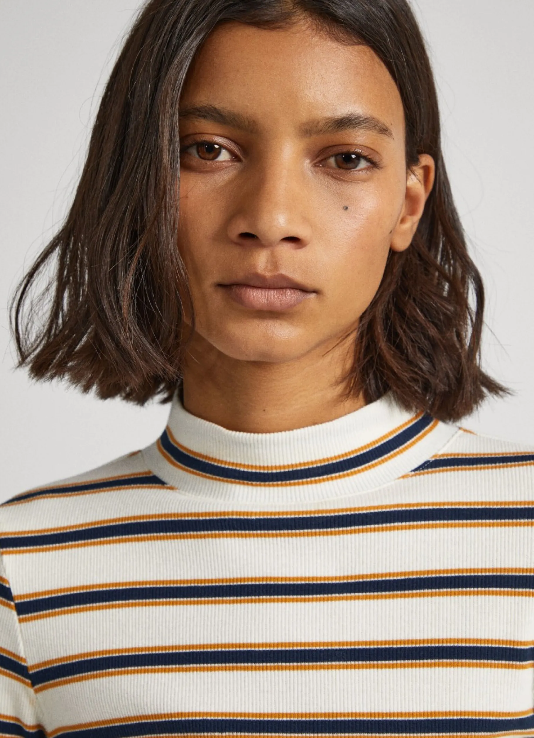 Women Pepe Jeans Striped Long Sleeve T-Shirt