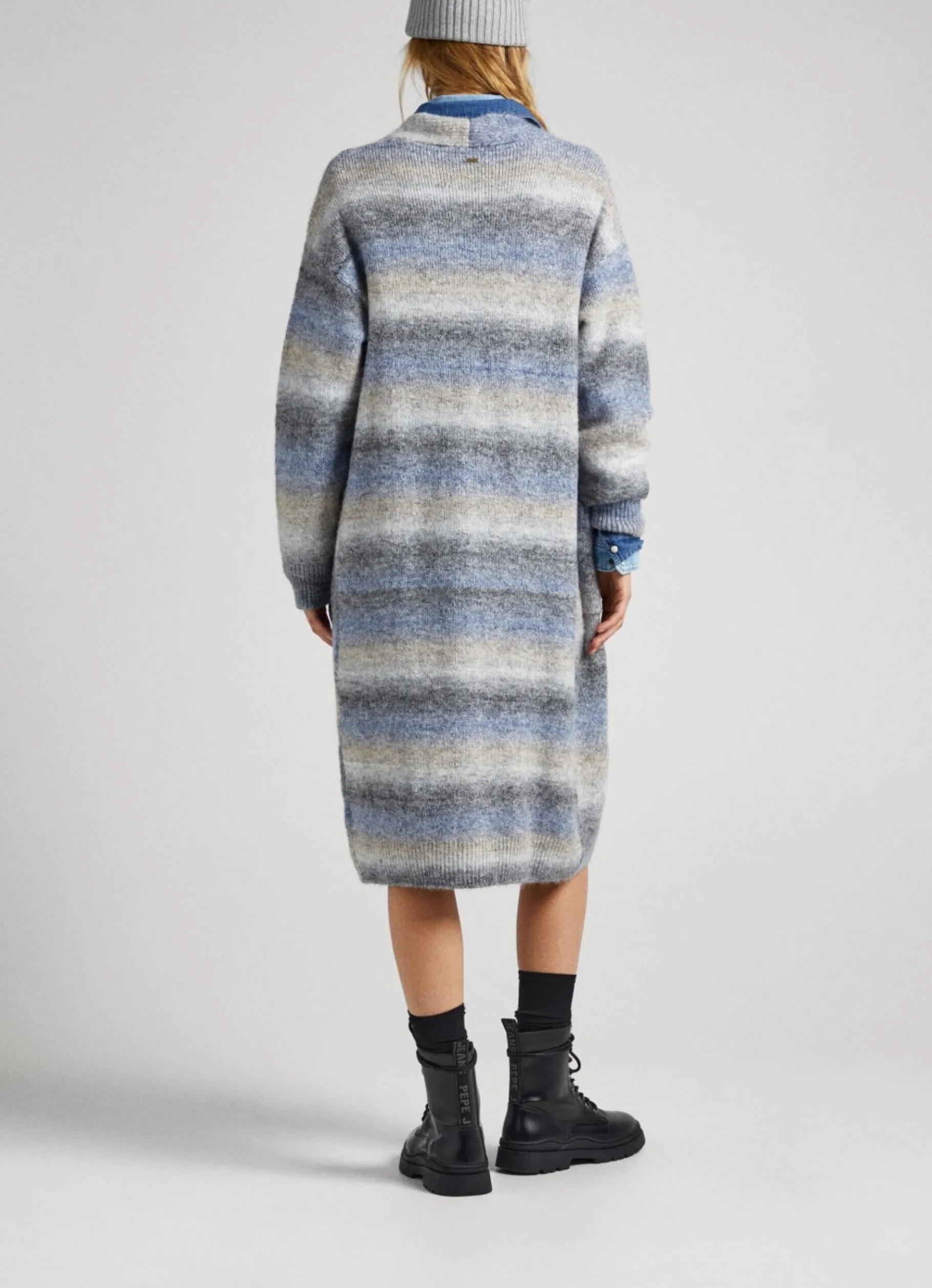 Women Pepe Jeans Striped Melange Cardigan
