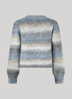 Women Pepe Jeans Striped Melange Knit