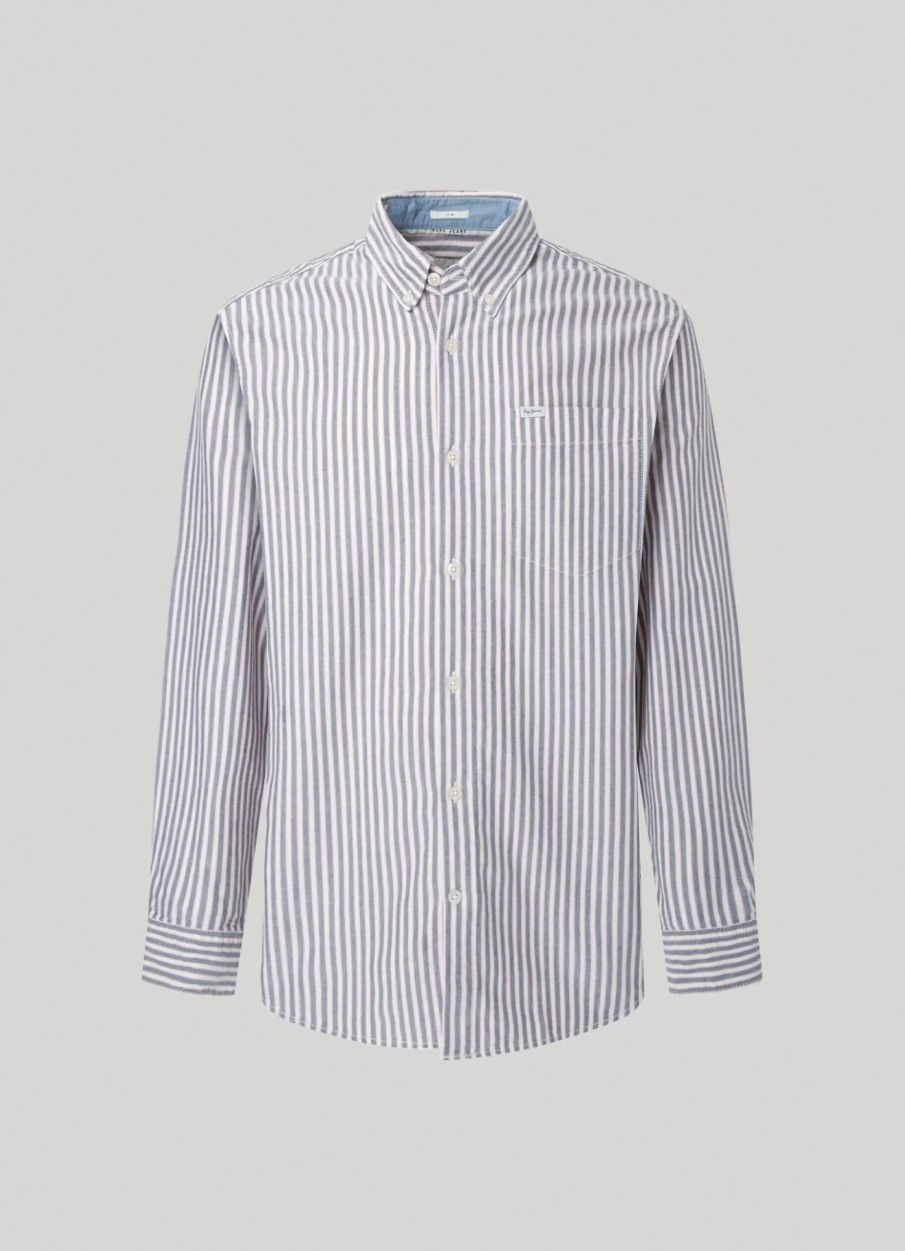 Men Pepe Jeans Striped Oxford Shirt
