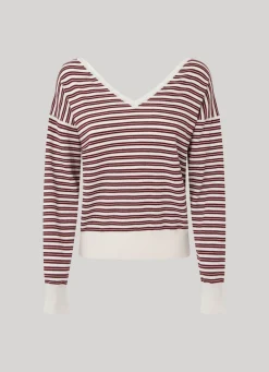 Women Pepe Jeans Striped Pima Cotton Jumper
