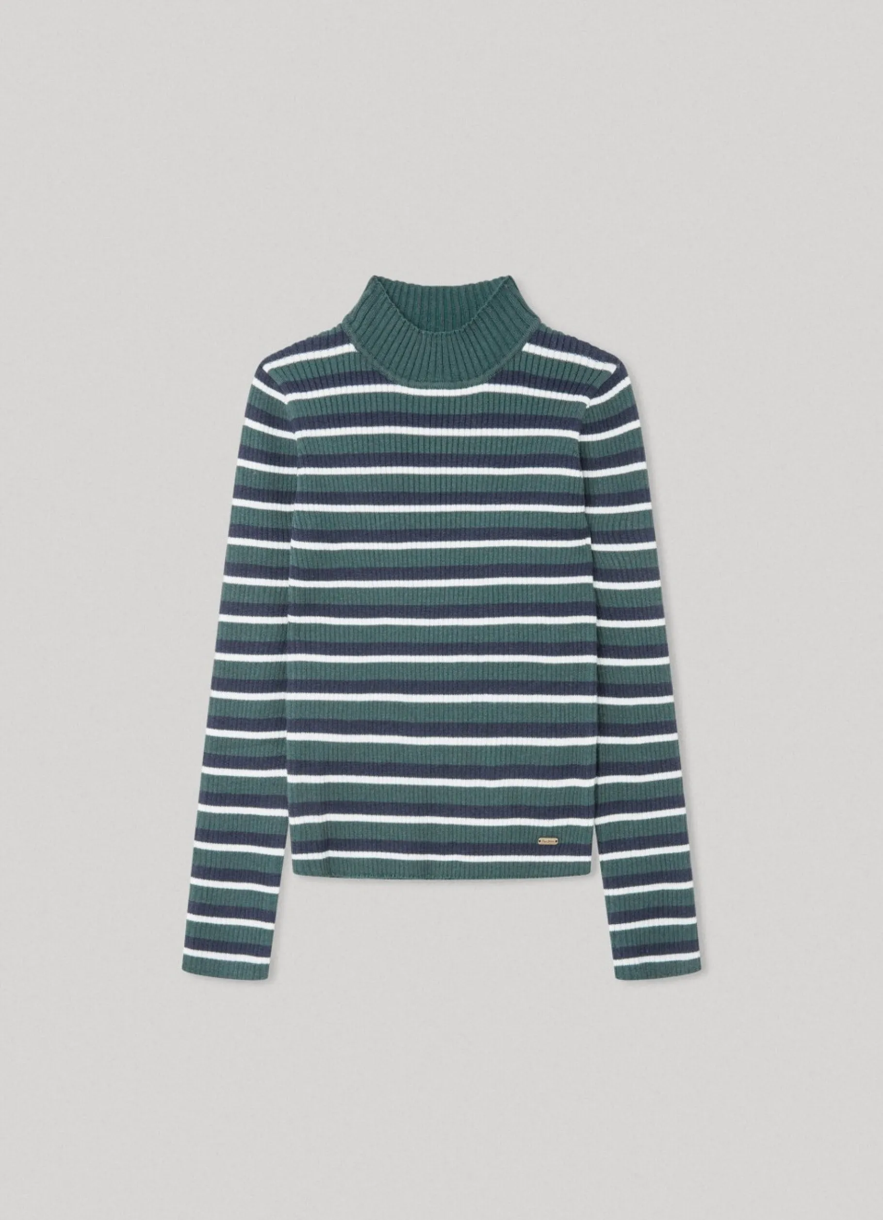 Girl Pepe Jeans Striped Ribbed Knit