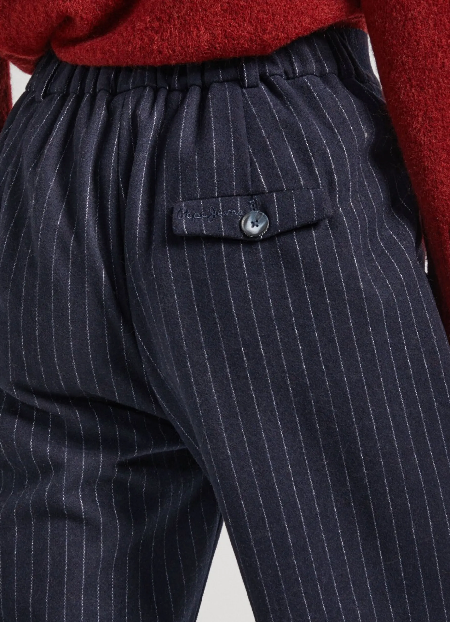 Women Pepe Jeans Striped Trousers