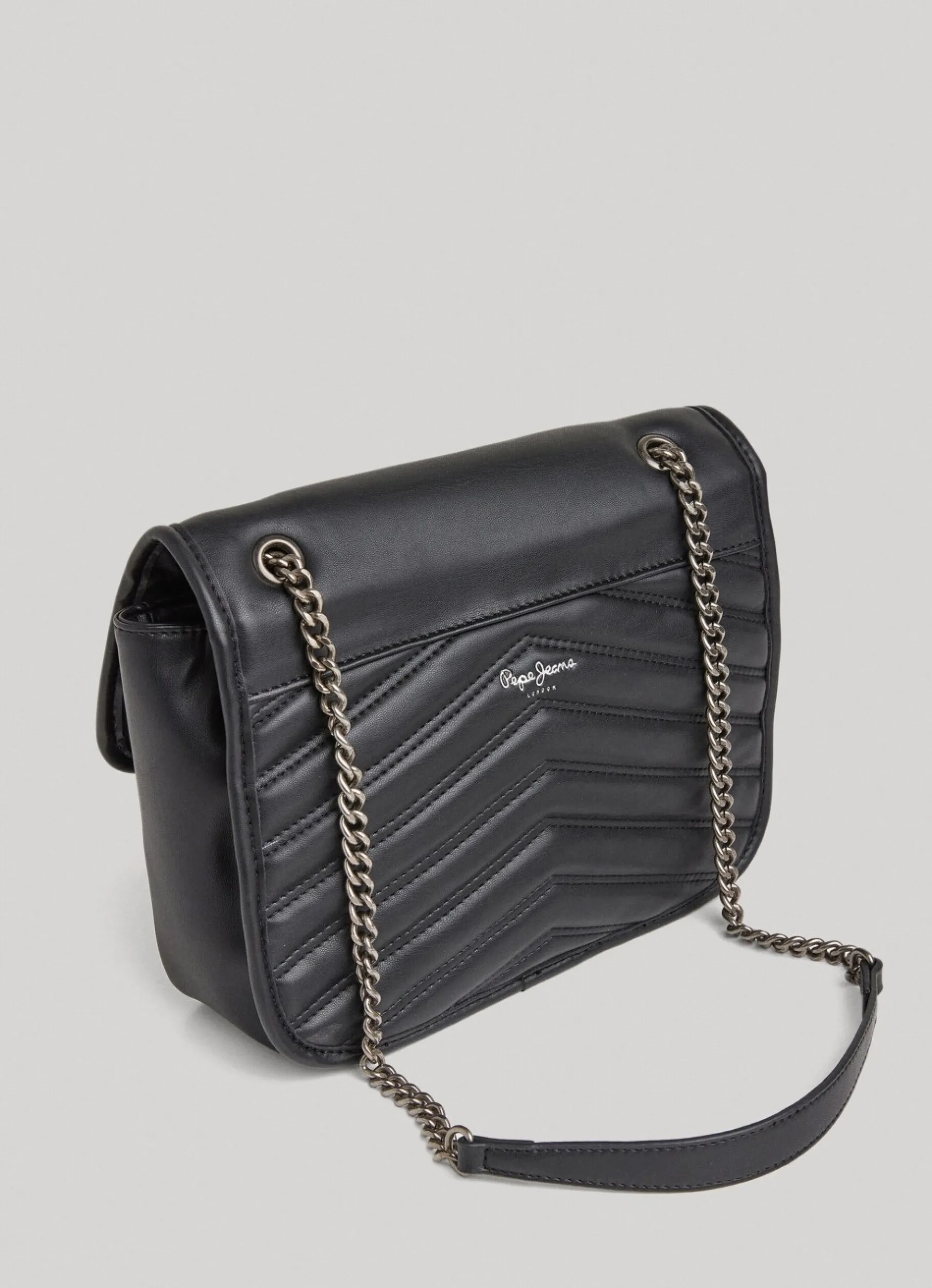 Women Pepe Jeans Studded Shoulder Bag