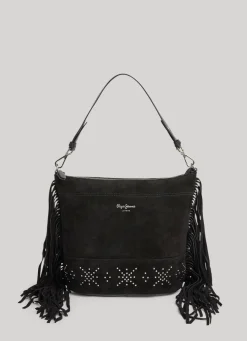 Women Pepe Jeans Suede Handbag